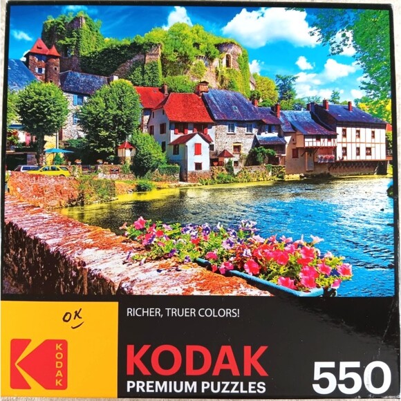 Auvezer River France 550 Piece Jigsaw Puzzle 18"X 24" Premium Kodak - Picture 1 of 4